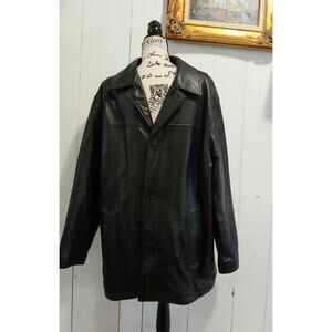 Vinatge Leather Jacket Us Polo Association XL